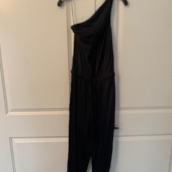 CAMI NYC Cian Stretch Silk Asymmetric Jumpsuit - Picture 2 of 5